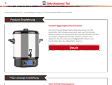 Tablet Screenshot of einkochautomattest.com